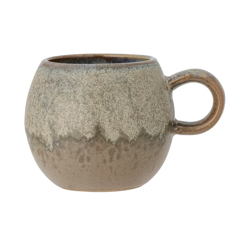 Keramiktasse, braun