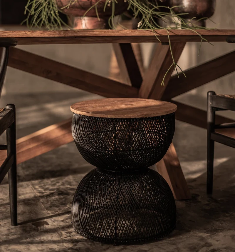 Sidetable Round ø40cm, schwarz