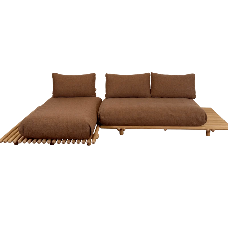Gartensofa Lounge STICKS mit Plattform
