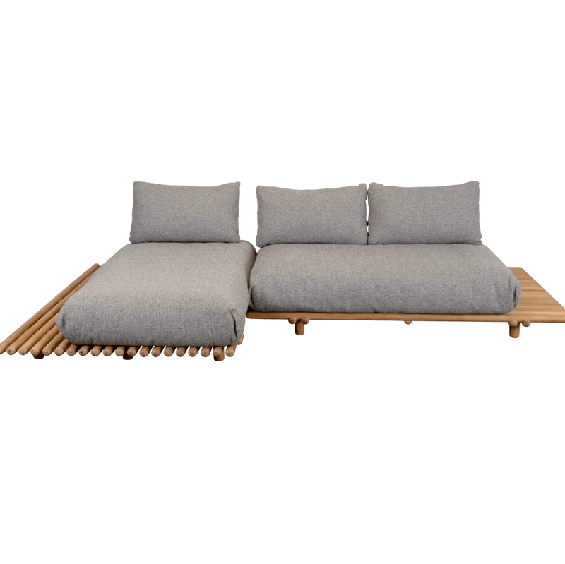 Gartensofa Lounge STICKS mit Plattform