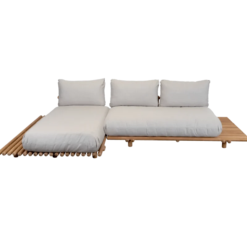 Gartensofa Lounge STICKS mit Plattform