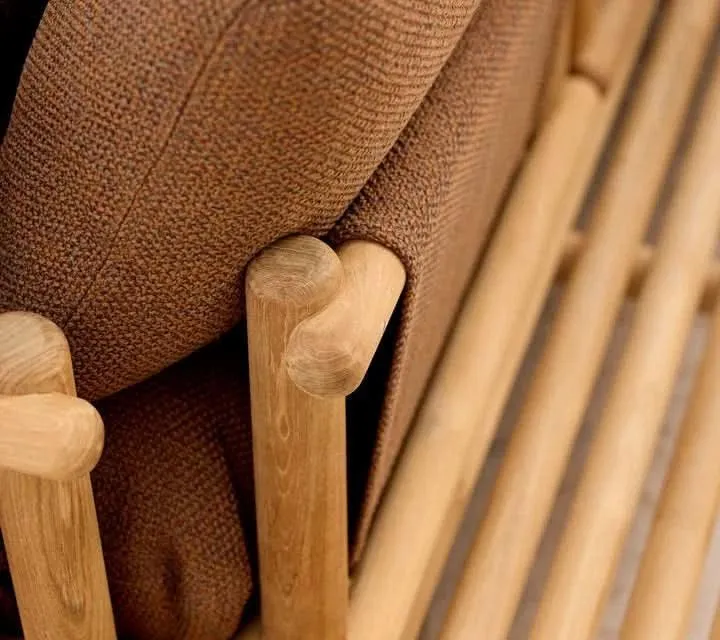 Gartensofa STICKS mit Plattform L