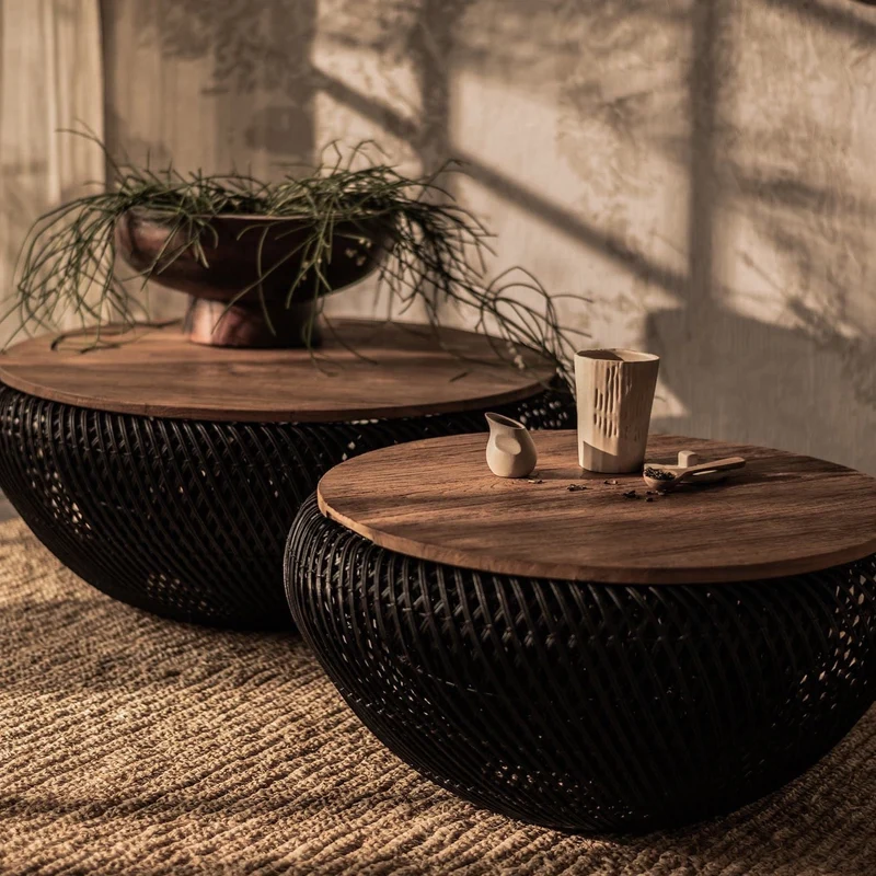 Coffeetable Round ø80cm, schwarz
