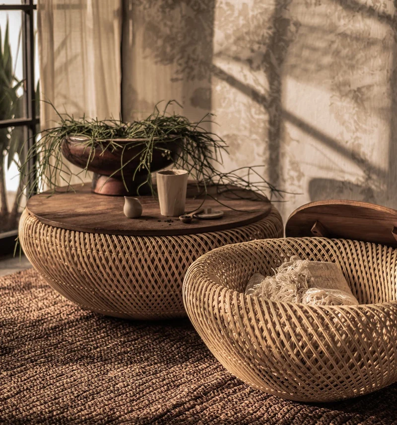 Coffeetable Round ø65cm, natur