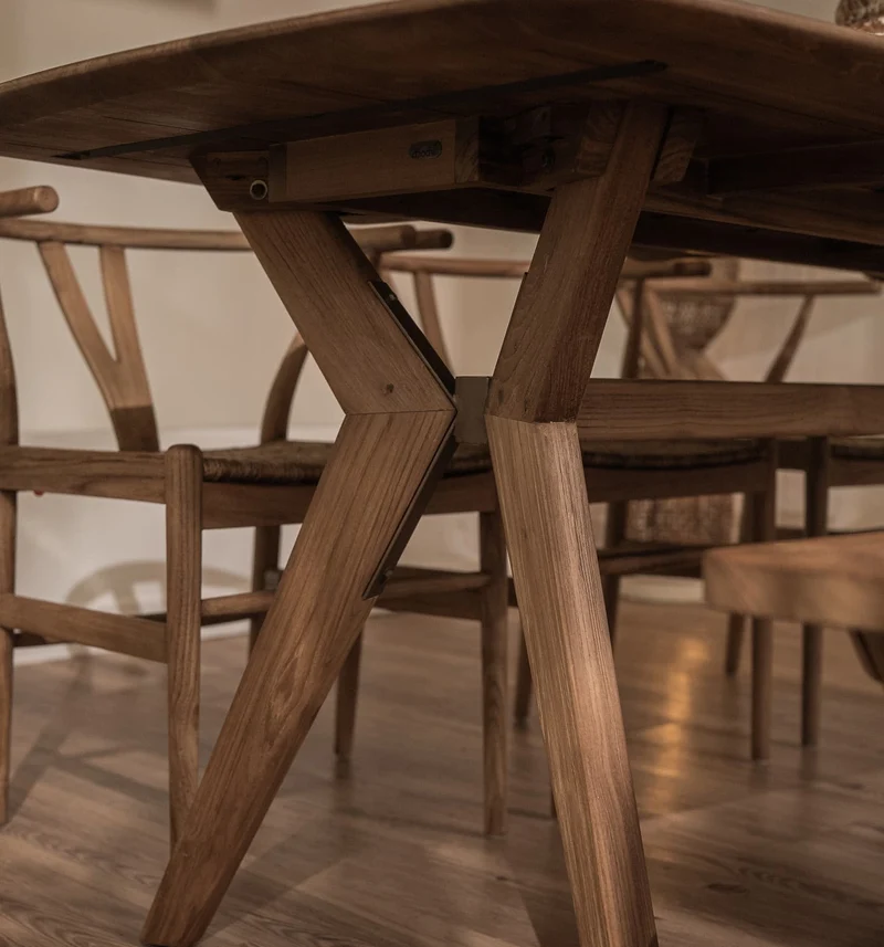 Massivholztisch Teak