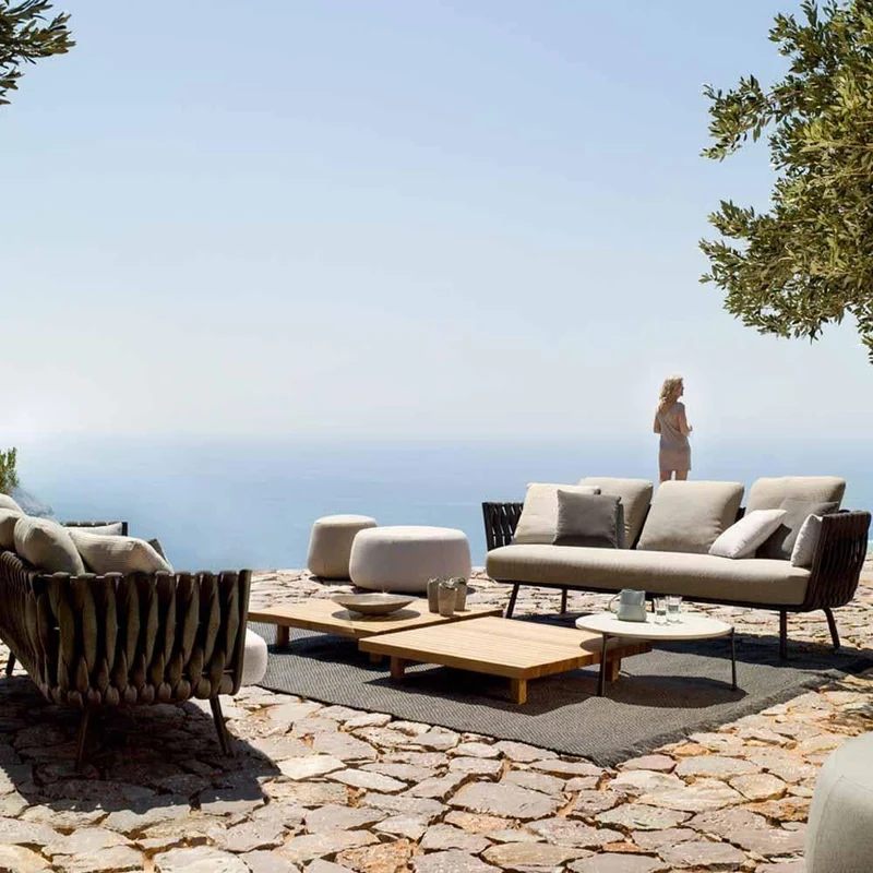 Sofa TOSCA - 3-Sitzer - Wengé