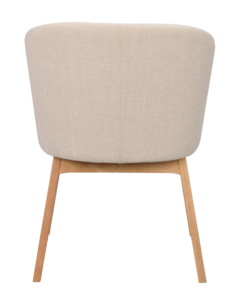 Polsterstuhl Oia, beige | Eiche geölt