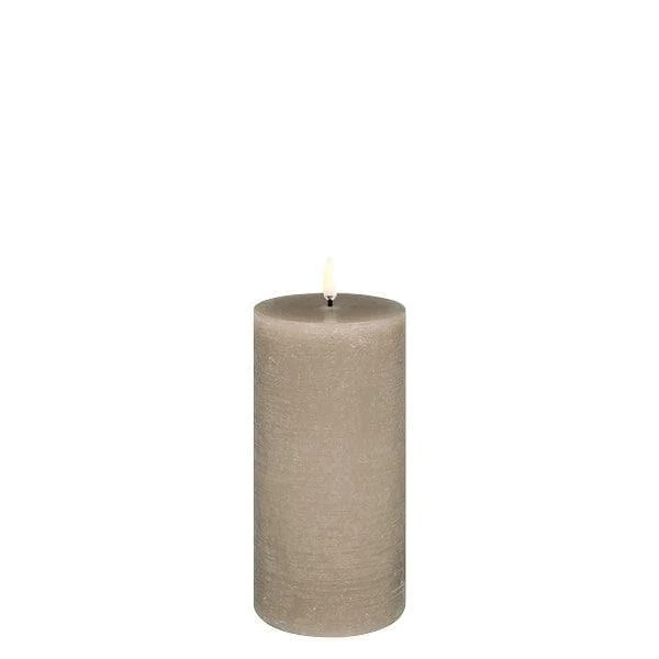 Kerze PILLAR RUSTIC LED Uyuni Sandstone Ø7.8 x 15.2cm