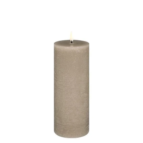 Kerze PILLAR RUSTIC LED Uyuni Sandstone Ø7.8 x 20.3cm