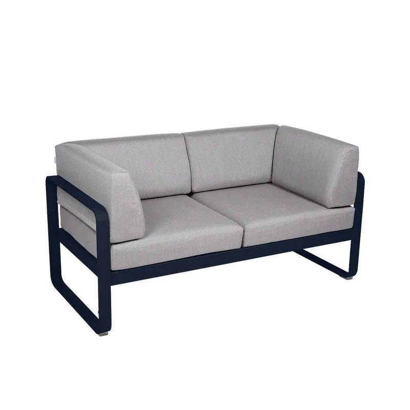 Gartensofa BELLEVIE - 2-Sitzer mit Seitenkissen