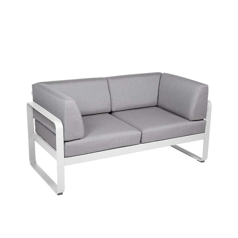 Gartensofa BELLEVIE - 2-Sitzer mit Seitenkissen