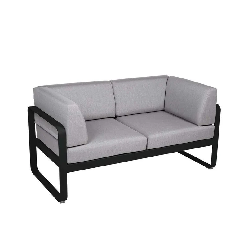 Gartensofa BELLEVIE - 2-Sitzer mit Seitenkissen
