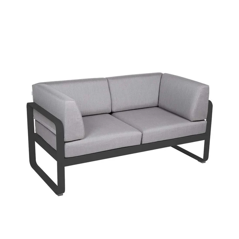 Gartensofa BELLEVIE - 2-Sitzer mit Seitenkissen