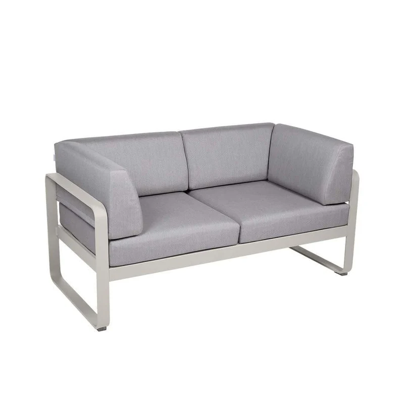 Gartensofa BELLEVIE - 2-Sitzer mit Seitenkissen