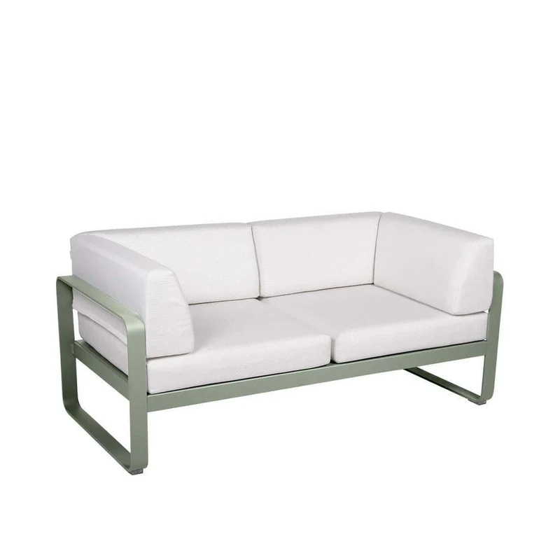 Gartensofa BELLEVIE - 2-Sitzer mit Seitenkissen