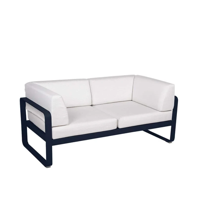 Gartensofa BELLEVIE - 2-Sitzer mit Seitenkissen