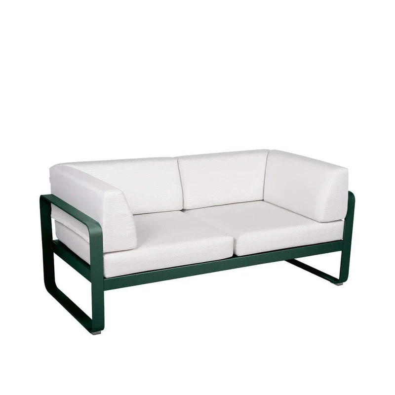 Gartensofa BELLEVIE - 2-Sitzer mit Seitenkissen