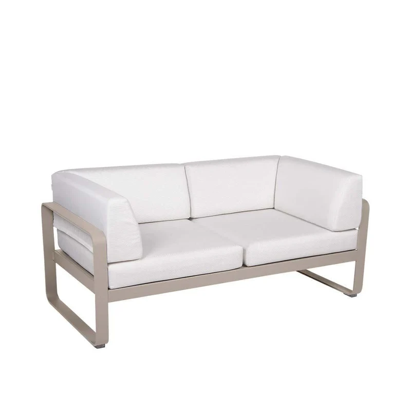 Gartensofa BELLEVIE - 2-Sitzer mit Seitenkissen