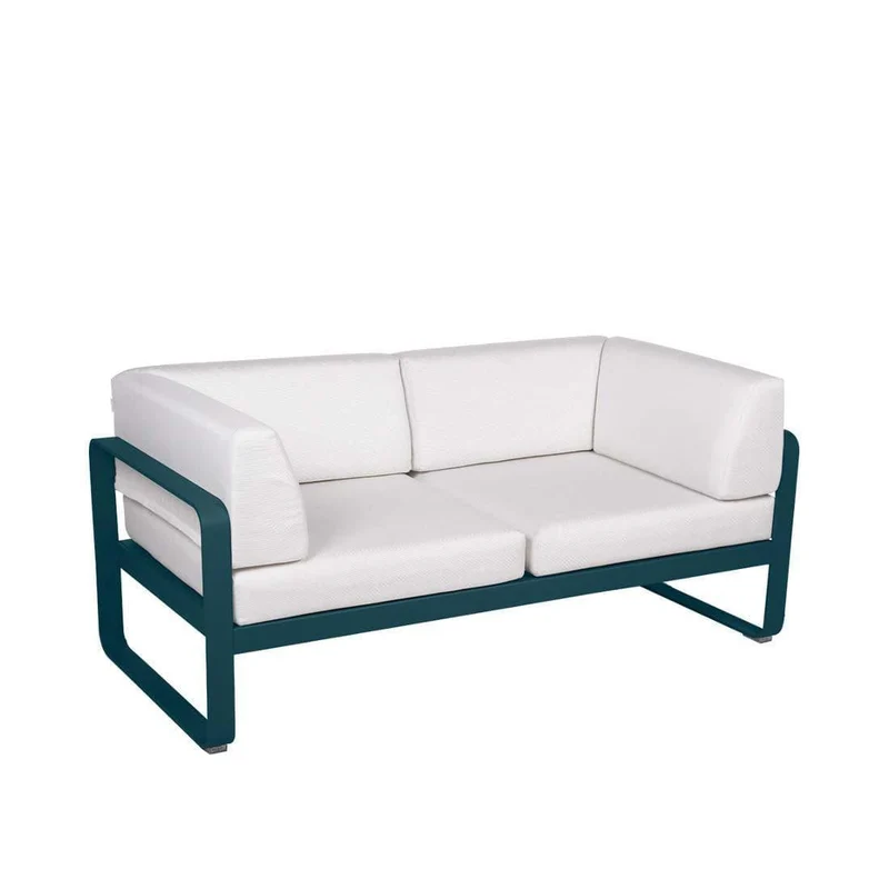 Gartensofa BELLEVIE - 2-Sitzer mit Seitenkissen