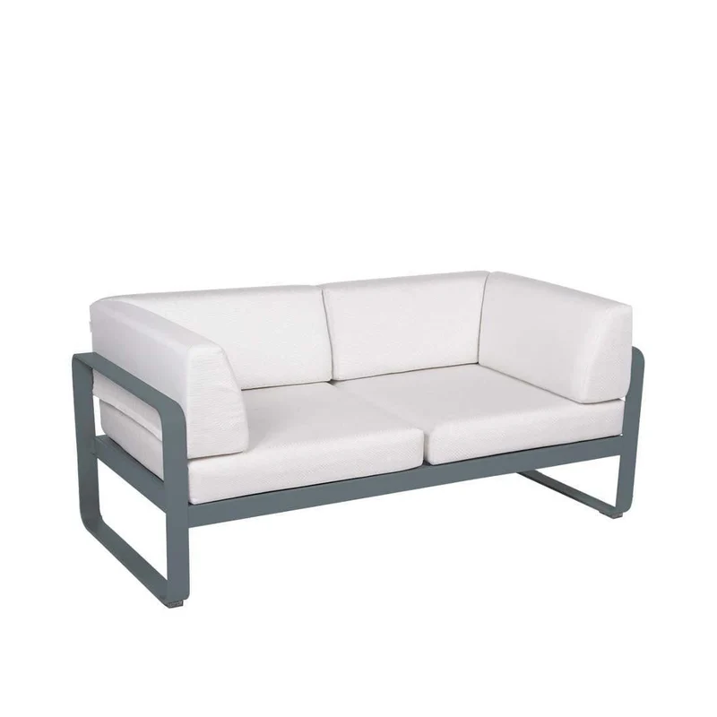 Gartensofa BELLEVIE - 2-Sitzer mit Seitenkissen