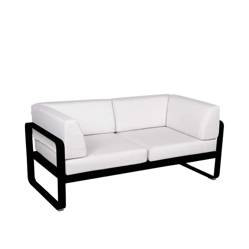Gartensofa BELLEVIE - 2-Sitzer mit Seitenkissen