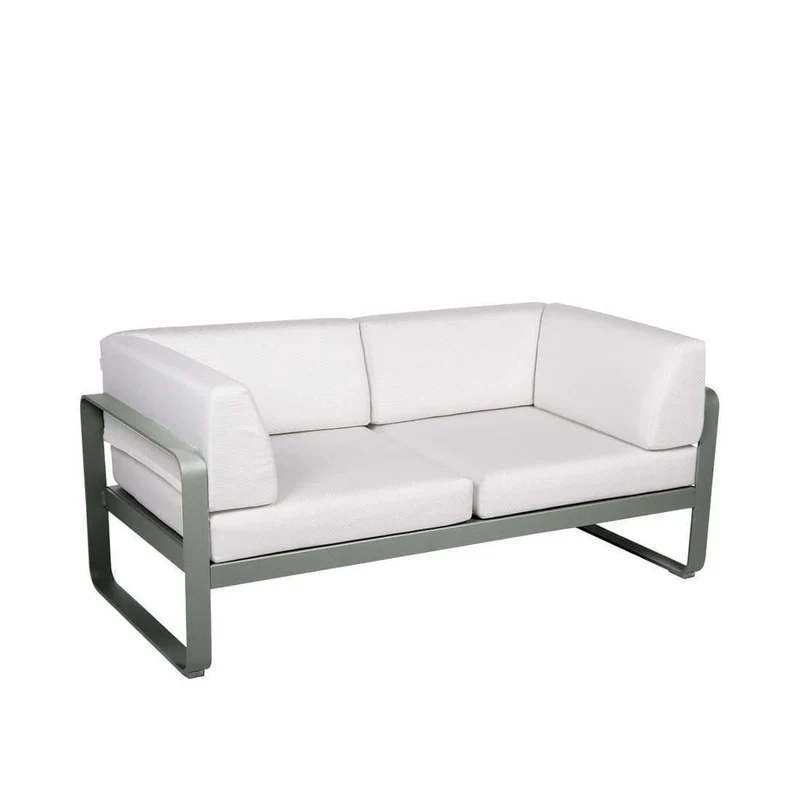 Gartensofa BELLEVIE - 2-Sitzer mit Seitenkissen