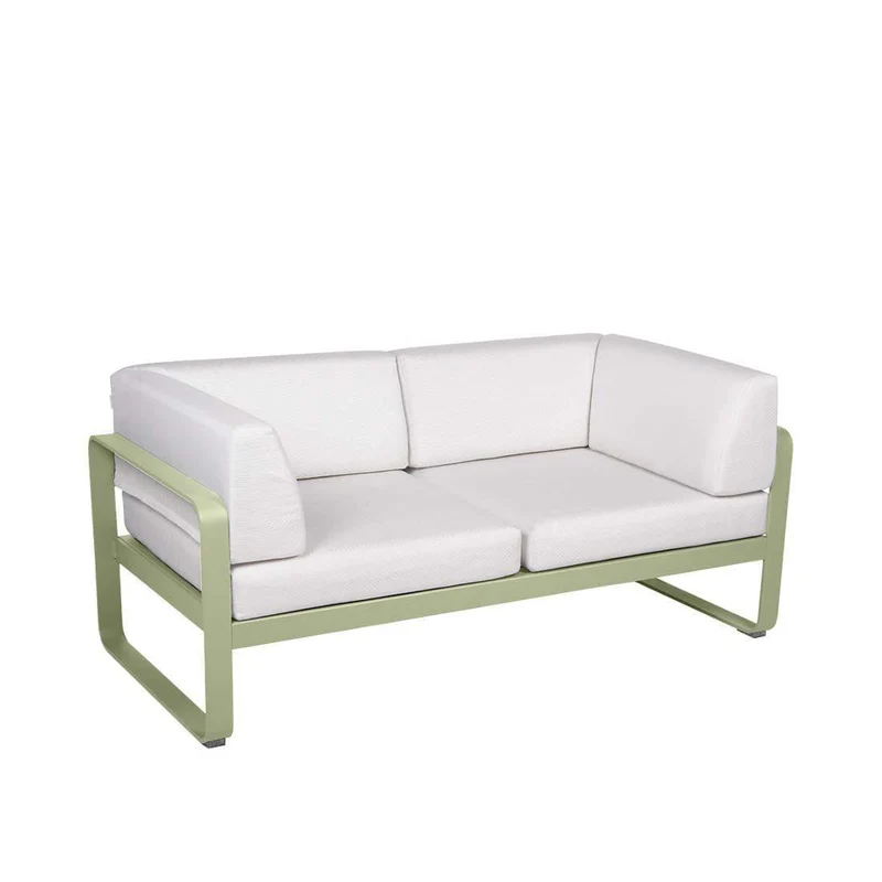 Gartensofa BELLEVIE - 2-Sitzer mit Seitenkissen