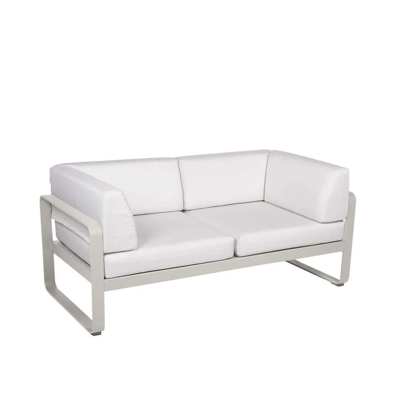 Gartensofa BELLEVIE - 2-Sitzer mit Seitenkissen