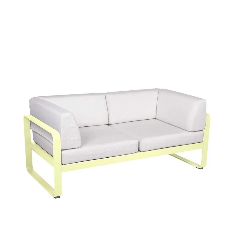 Gartensofa BELLEVIE - 2-Sitzer mit Seitenkissen