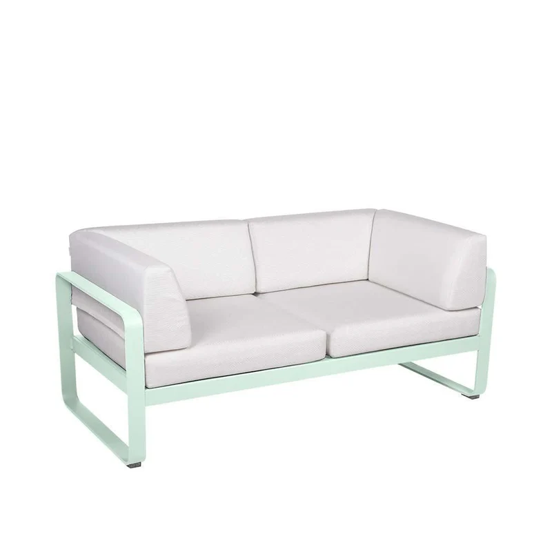 Gartensofa BELLEVIE - 2-Sitzer mit Seitenkissen