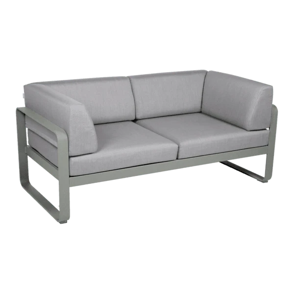 Gartensofa BELLEVIE - 2-Sitzer mit Seitenkissen