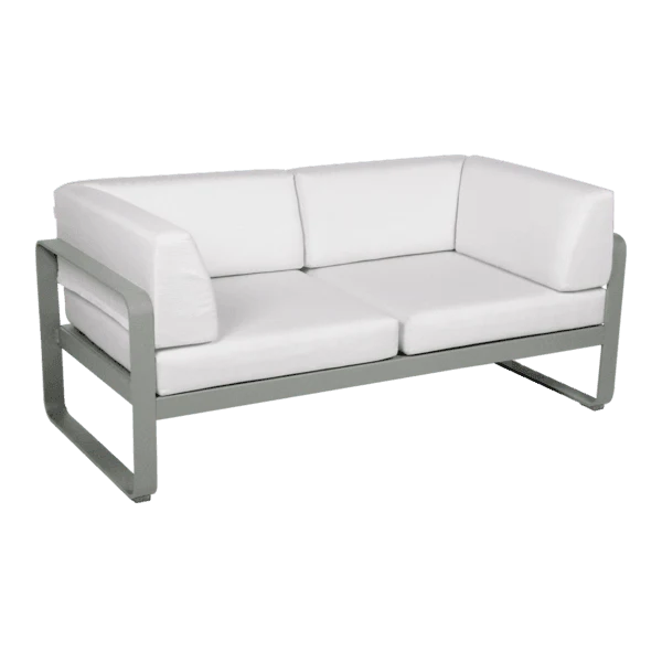 Gartensofa BELLEVIE - 2-Sitzer mit Seitenkissen