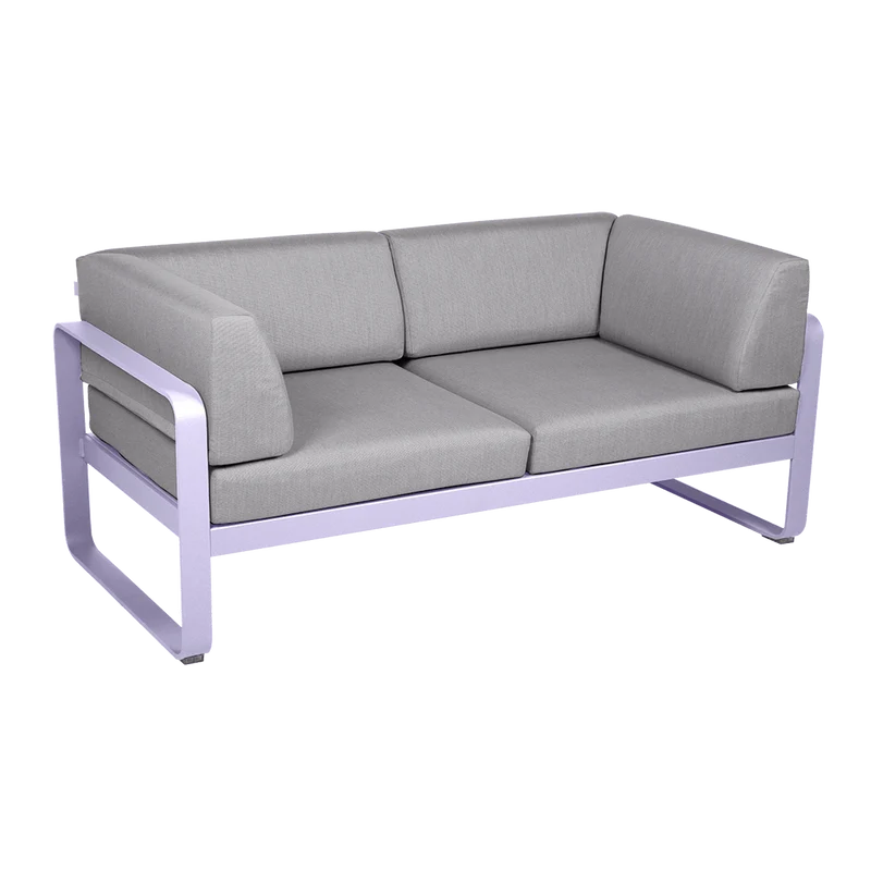 Gartensofa BELLEVIE - 2-Sitzer mit Seitenkissen