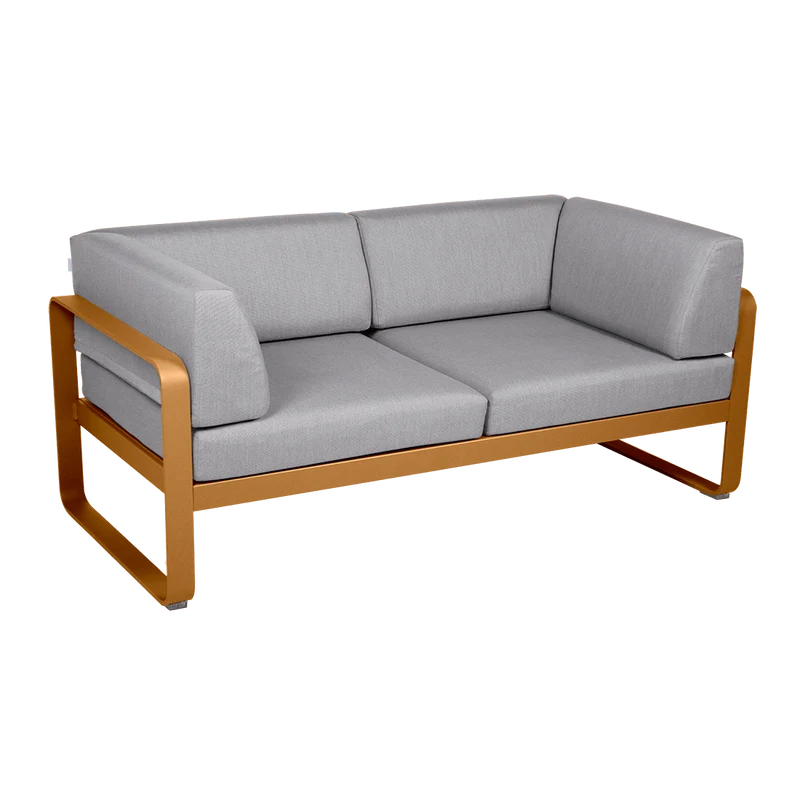 Gartensofa BELLEVIE - 2-Sitzer mit Seitenkissen