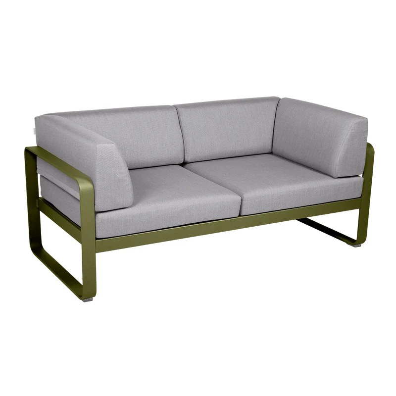 Gartensofa BELLEVIE - 2-Sitzer mit Seitenkissen
