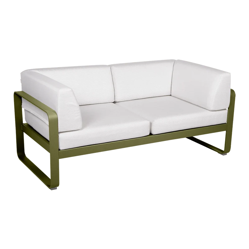 Gartensofa BELLEVIE - 2-Sitzer mit Seitenkissen