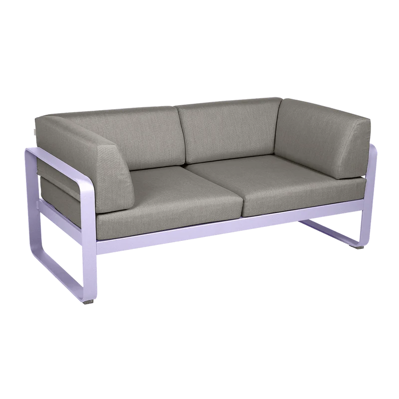 Gartensofa BELLEVIE - 2-Sitzer mit Seitenkissen