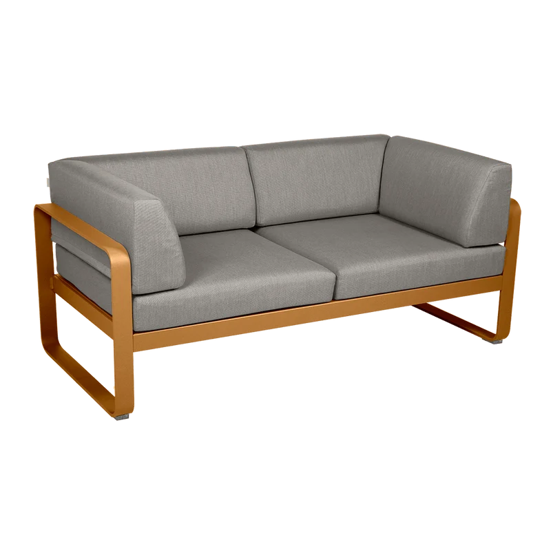 Gartensofa BELLEVIE - 2-Sitzer mit Seitenkissen