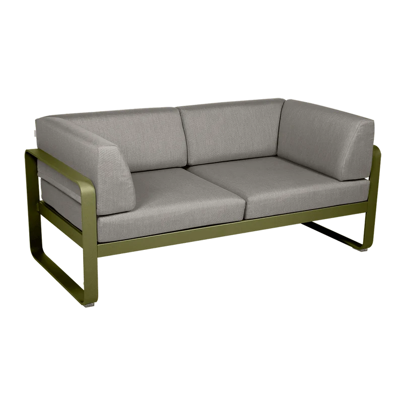 Gartensofa BELLEVIE - 2-Sitzer mit Seitenkissen
