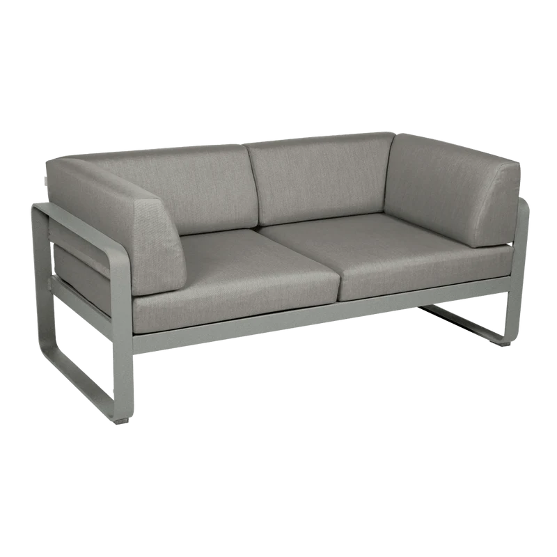 Gartensofa BELLEVIE - 2-Sitzer mit Seitenkissen