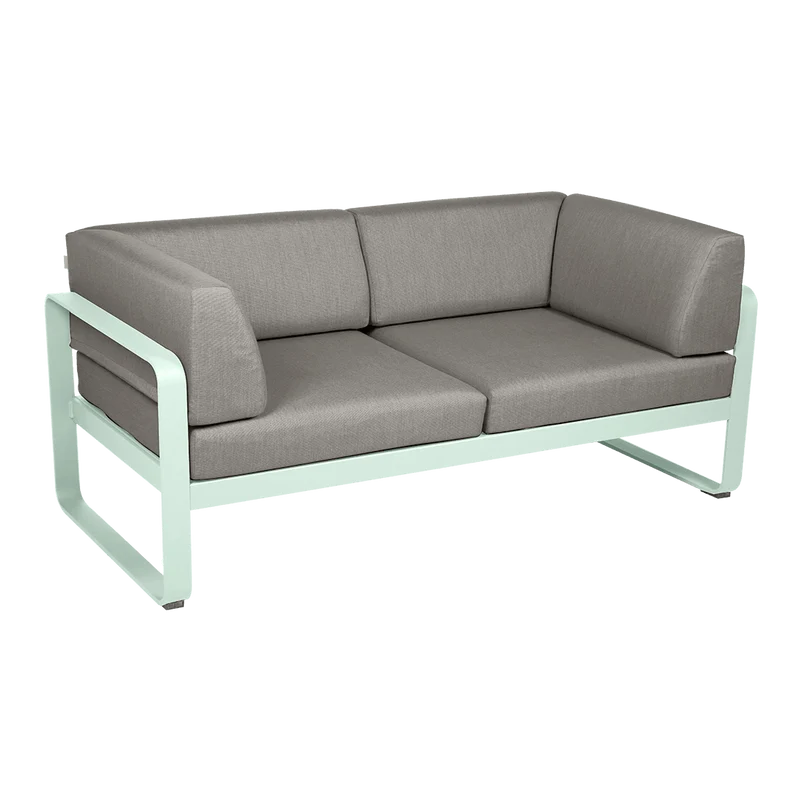 Gartensofa BELLEVIE - 2-Sitzer mit Seitenkissen