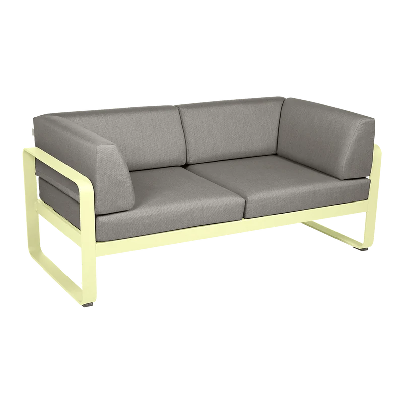 Gartensofa BELLEVIE - 2-Sitzer mit Seitenkissen