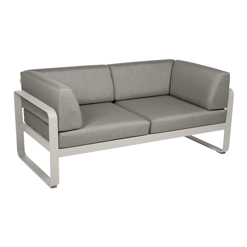 Gartensofa BELLEVIE - 2-Sitzer mit Seitenkissen