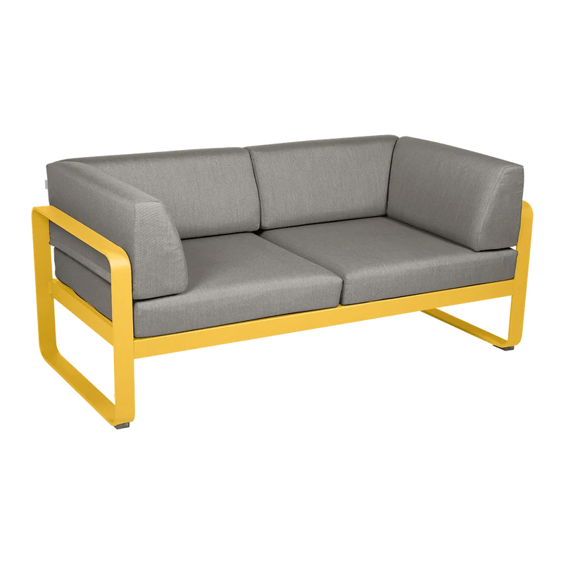 Gartensofa BELLEVIE - 2-Sitzer mit Seitenkissen