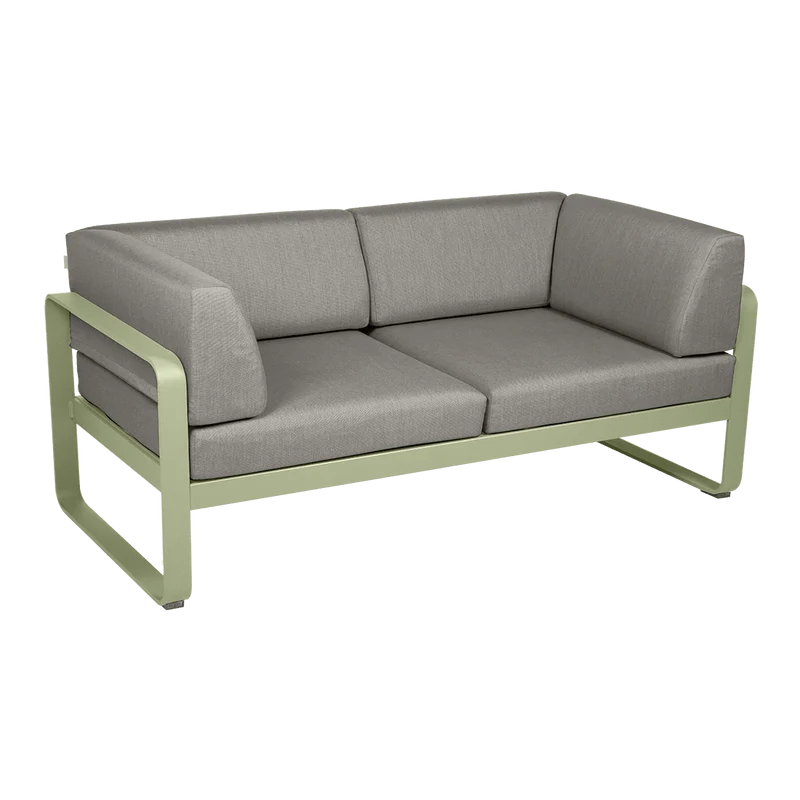 Gartensofa BELLEVIE - 2-Sitzer mit Seitenkissen