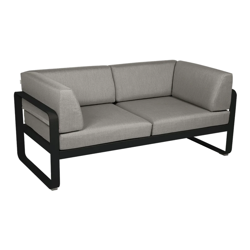 Gartensofa BELLEVIE - 2-Sitzer mit Seitenkissen