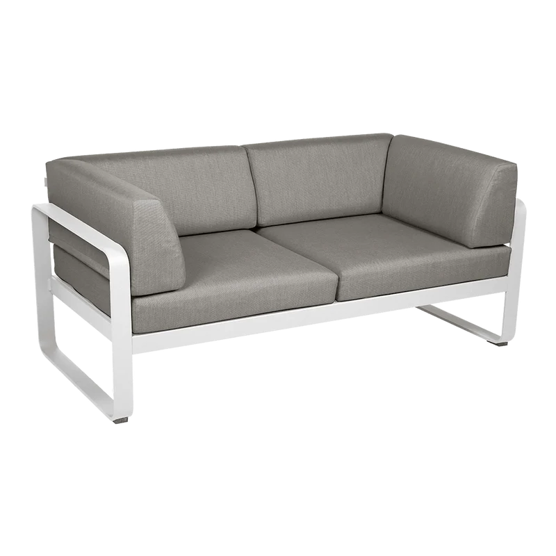 Gartensofa BELLEVIE - 2-Sitzer mit Seitenkissen