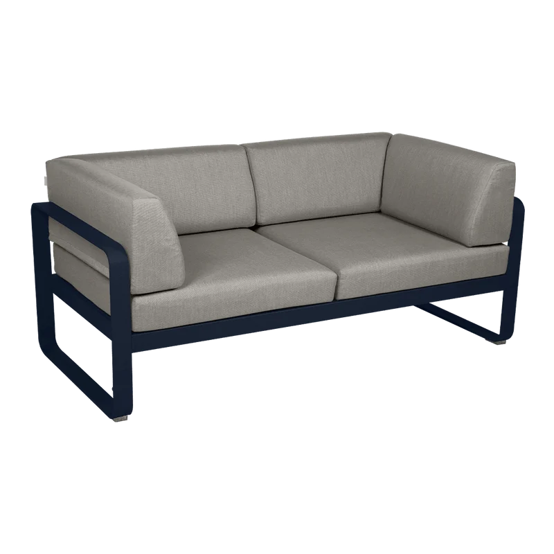 Gartensofa BELLEVIE - 2-Sitzer mit Seitenkissen