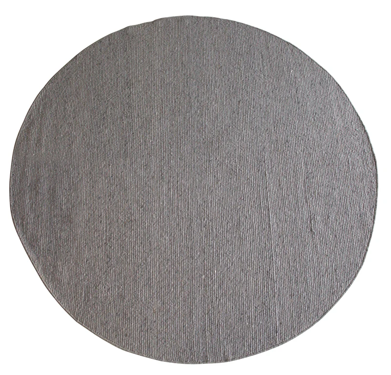 Wollteppich ø250cm, grau