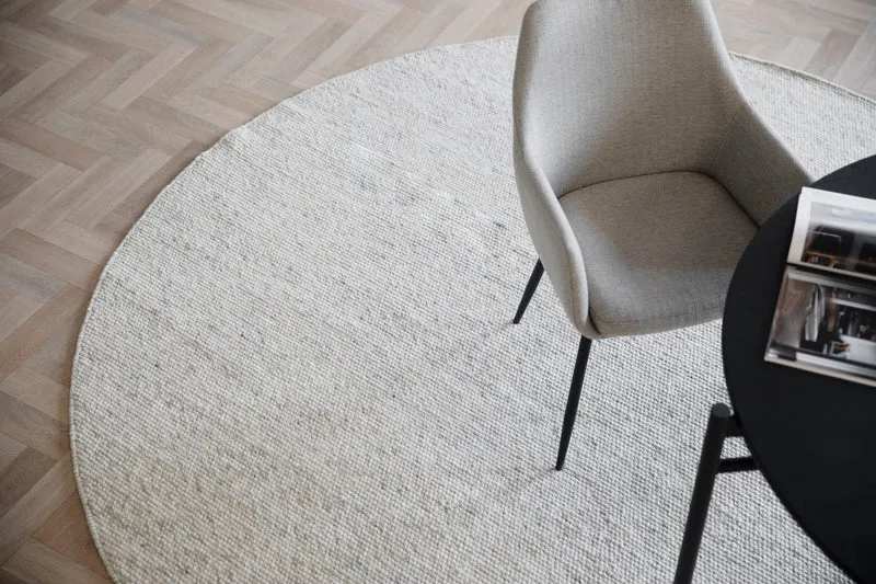 Wollteppich ø250cm, creme